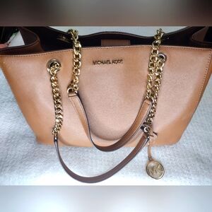 Micheal kors caramel shoulder bag